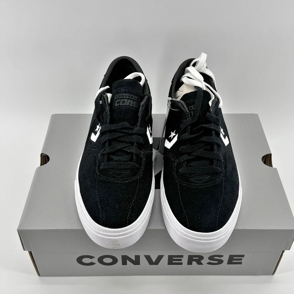 Converse Louie Lopez Pro OX Black White Suede Skate Shoes Men's 8 / Women's 9.5 - Picture 2 of 14
